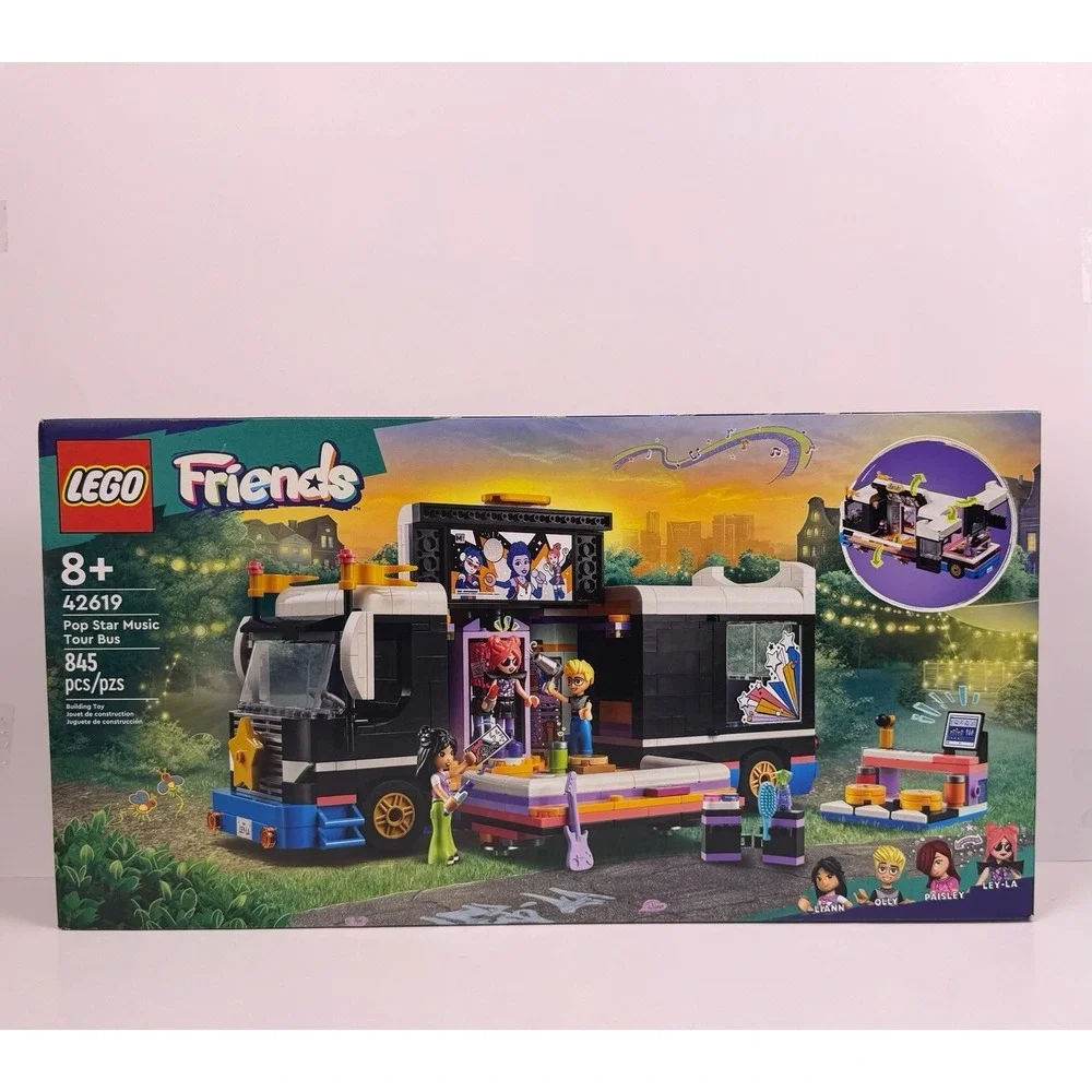 LEGO 42619 Friends Pop Star Music Tour Bus 42619 pcs/pzs New Sealed